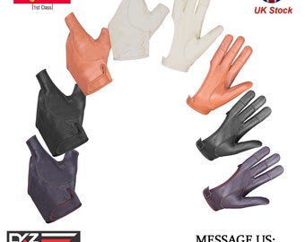 Aniline Leather Archery Glove, 4 Finger, Right Hand