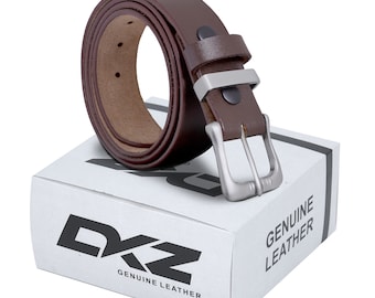 MENS LEATHER BELT black brown 100% Genuine 30'' to 72'' waist sizes