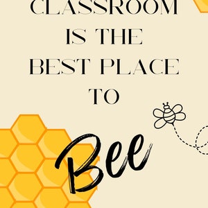 Biene Klassenzimmer Druck