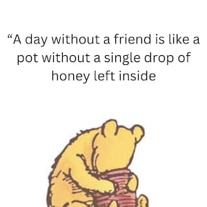 Winnie the Pooh Quote Print