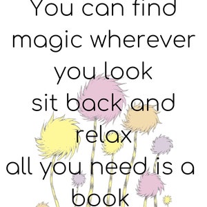Dr. Seuss Quote Digital Print