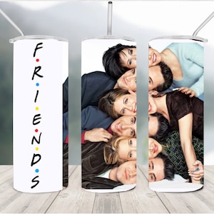 Friends design photo, tv show, 20oz Skinny Tumbler Sublimation Designs, For Straight Tumblers, PNG File Digital Download