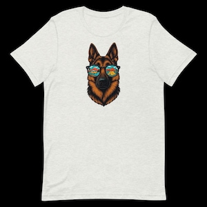 German shepherd dog with sunglasses, camping, png svg, digital, keychains, coasters, magnets, t-shirt png, svg design for sublimation shirt
