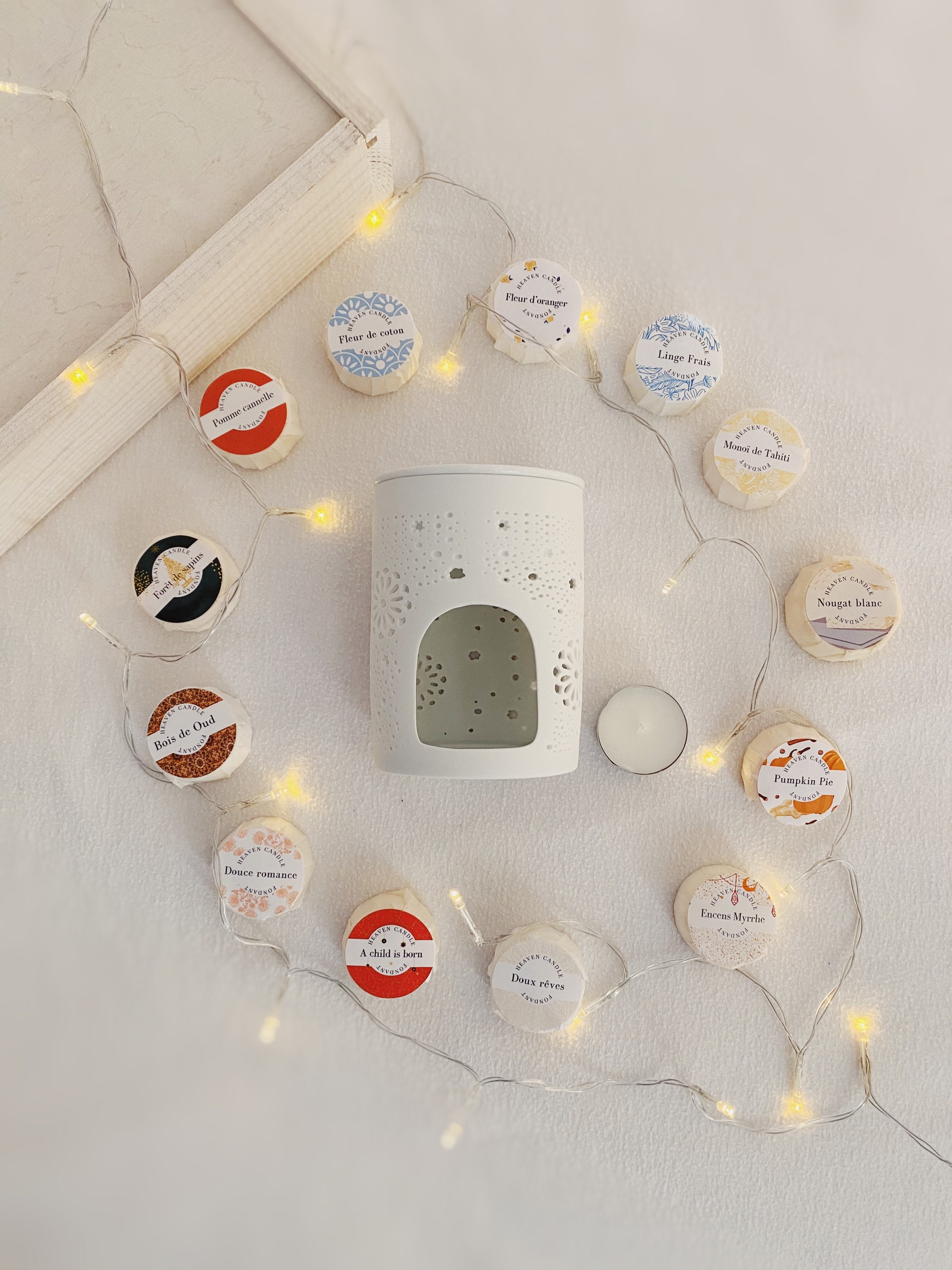 Fondants Parfumés Pour Brûleur de Cire | Cire Parfumée Fondants Bougie Végétale Fondant Soja |