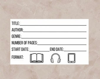 Book Review Sticker, Book Journal Sticker, Genre Tracker, Reading Journal Sticker, Book Lovers Gift, Reading Challenge Sticker, Book Worm