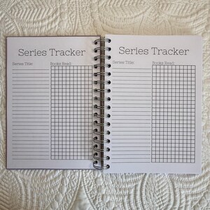 Book Journal, Hard Cover Reading Journal, Spiral Bound Journal, Reading Challenges, 2026 Book Journal, Book Review Journal bild 10