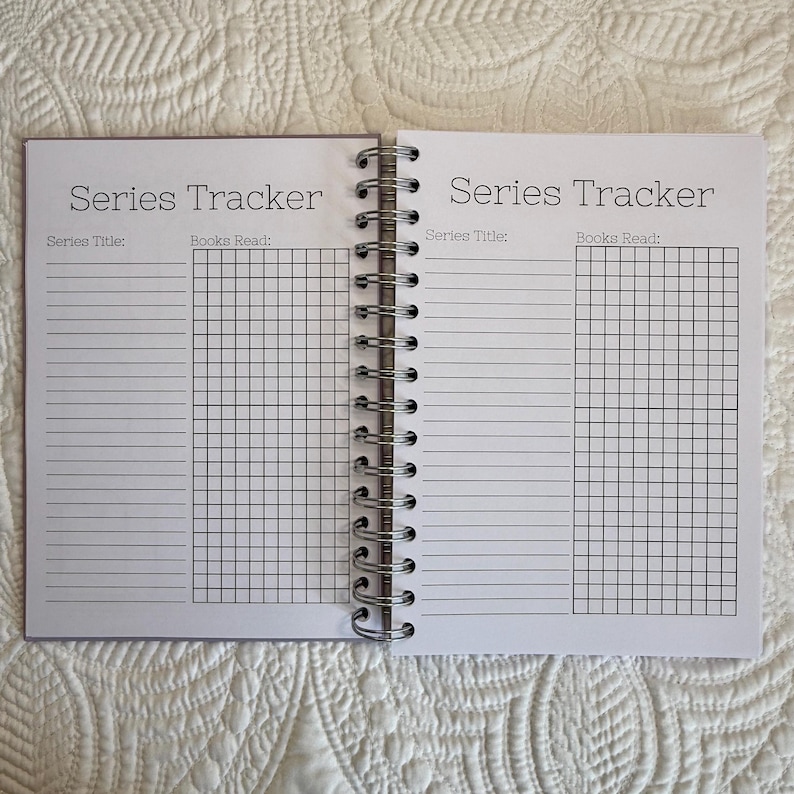Book Journal, Hard Cover Reading Journal, Spiral Bound Journal, Reading Challenges, 2026 Book Journal, Book Review Journal bild 10