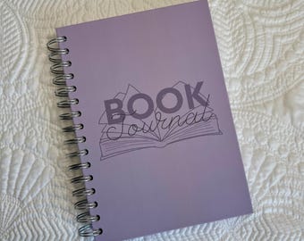 Book Journal, Hard Cover Reading Journal, Spiral Bound Journal, Reading Challenges, 2026 Book Journal, Book Review Journal