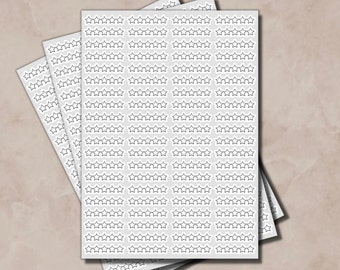 Blank Star Review Stickers, Blank Chili Pepper Review Stickers, Book Journal Sticker, Reading Journal, Book Lovers Gift, Book Club Stickers