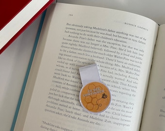 To Bee Continued Bookmark, Magnetic Bookmark, Holographic Bookmark, Book Journal Page Marker, Reading Journal, Reading Accessories