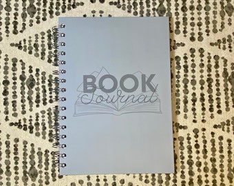 Book Journal, Hard Cover Reading Journal, Spiral Bound Journal, Reading Challenges, 2026 Book Journal, Book Review Journal