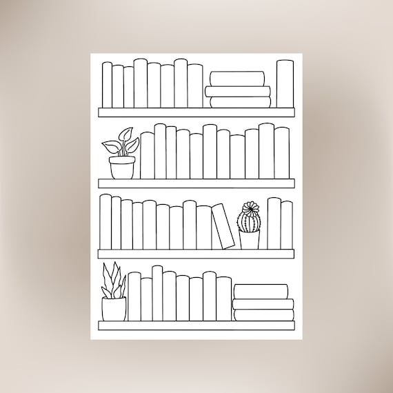 Bookshelf Sticker Sheet, Reading Log, Reading Journal Sticker, Book Journal  Supplies, Bookcase Sticker, Reading Goal Tracker, Book Review 