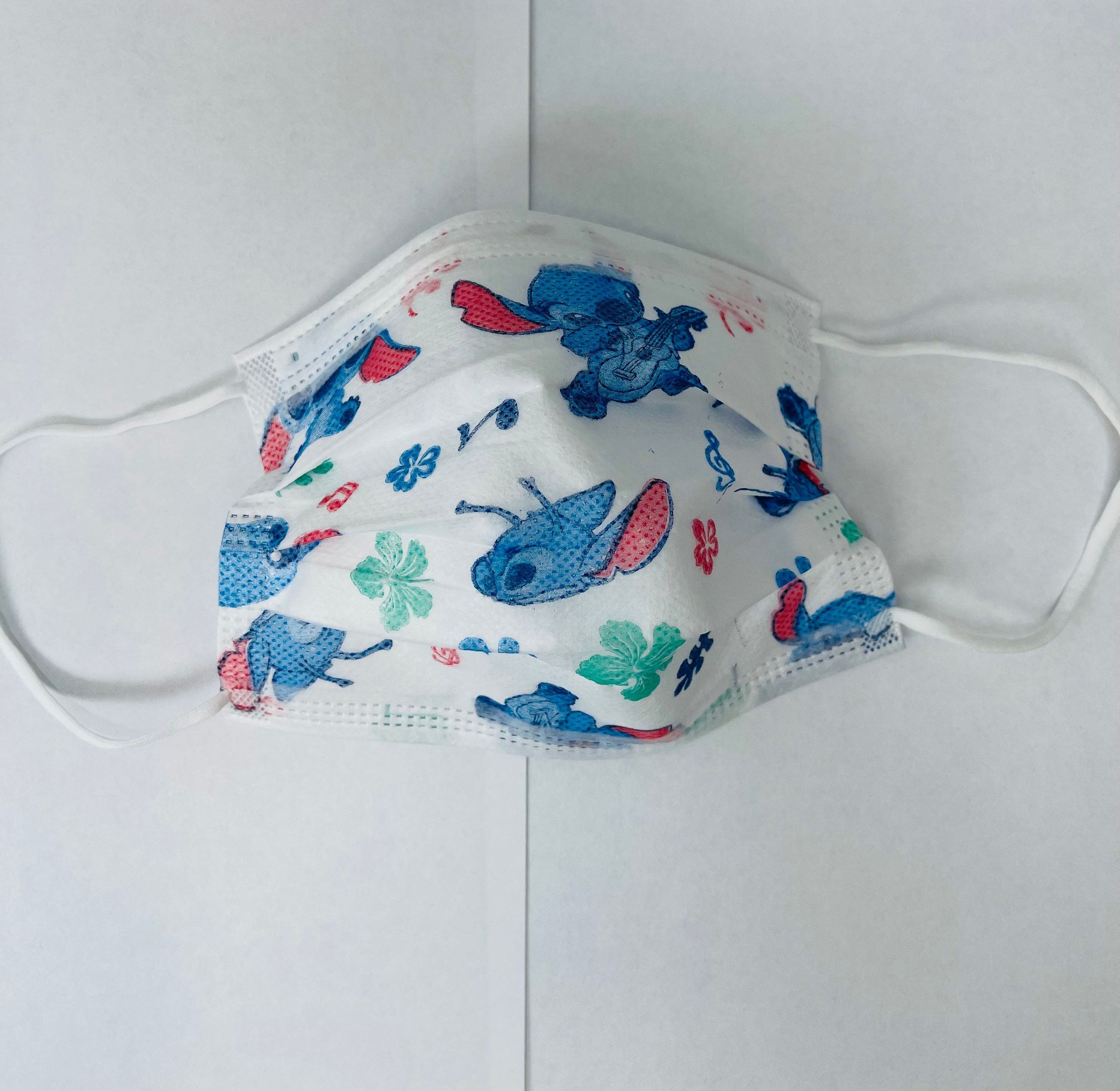Kids Disposable Face Mask/ Lilo &amp; Stitch Print or Kitty - Etsy