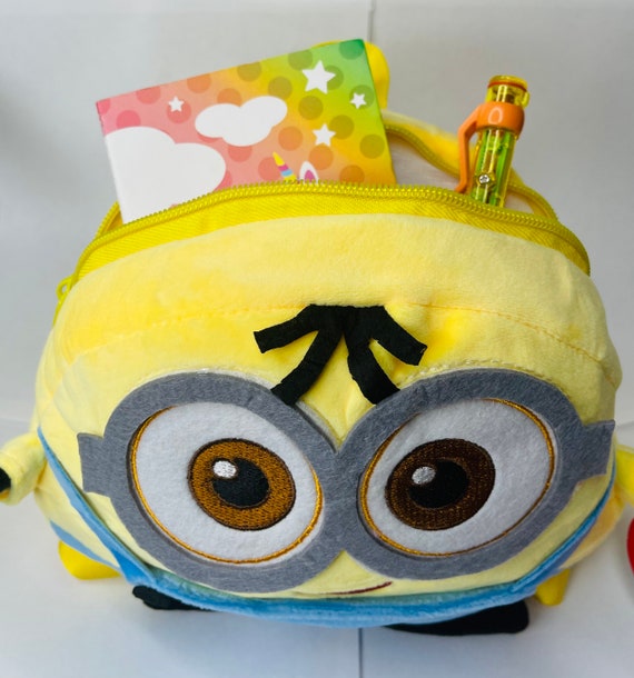 Kids' Minions Backpack with Front Pouch - Yellow/Blue 1 ct