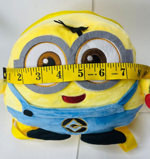 Minions Kids Plush Toy Small Backpack With Zipper Pocket. - Etsy Sweden