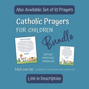 Catholic Rosary Prayer Guide with Mysteries of the Rosary Printable for Kids, How to Pray the Rosary of the Blessed Virgin Mary, Education image 8