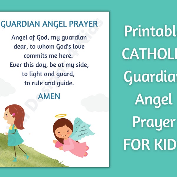 Guardian Angel Print - Etsy