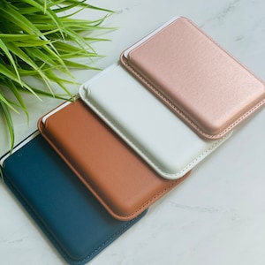 Gepersonaliseerde Magsafe magnetische RFID-kaarthouder, beste Moederdagcadeau, cadeau voor haar, cadeau voor hem, mobiele kaarthouder, cadeau mama