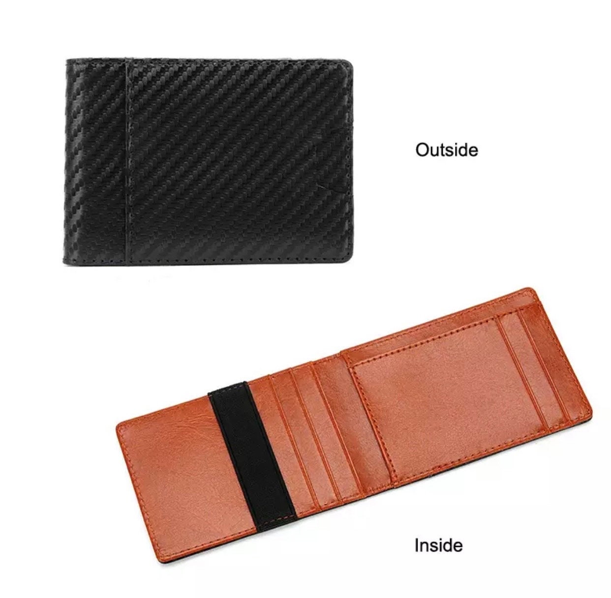 Gostwo Mens Slim Minimalist Front Pocket Wallet Genuine Leather Id Window Card Case Rfid Blocking Grey Vintage
