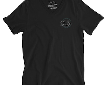 ユニセックス 半袖 Vネック Tシャツ