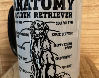 Anatomy of a Golden Retreiver 15oz Mug