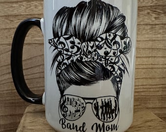 Band Mom - Marching Band - Survival 15oz Mug