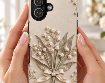 Cottagecore Phone Case, Romantic Vintage Aesthetic, Elegant Neutral Style, Stocking Stuffer, Samsung Galaxy