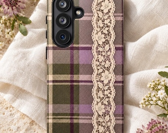 iPhone 17 & 18 Preppy Cottagecore Phone Case, English Country Style, Stocking Stuffer Gift for Her, Samsung Galaxy