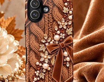 Camel iPhone Case, Elegant Fall Accessory, Warm Neutral Gift for Her, Heritage Style Protective Cover, Autumn Fashion, Samsung  Cover