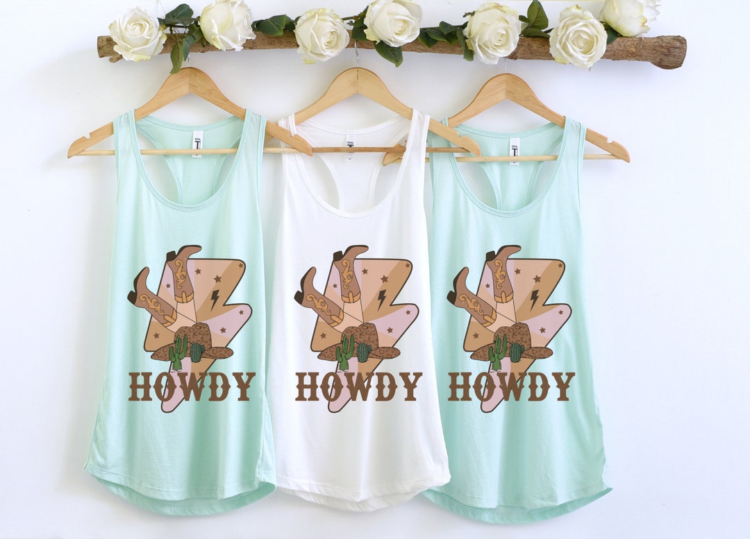 Country Western Tank Top, Cowboy Tank, Cowgirl Tank, Western Cowboy