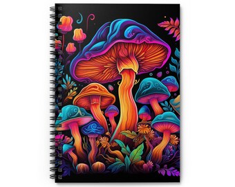 Mushroom Notebook | Floral Notebook | Botanical Notebook | Mystical Notebook | Nature Journal | Magical Memories | Birthday Gift Ideas