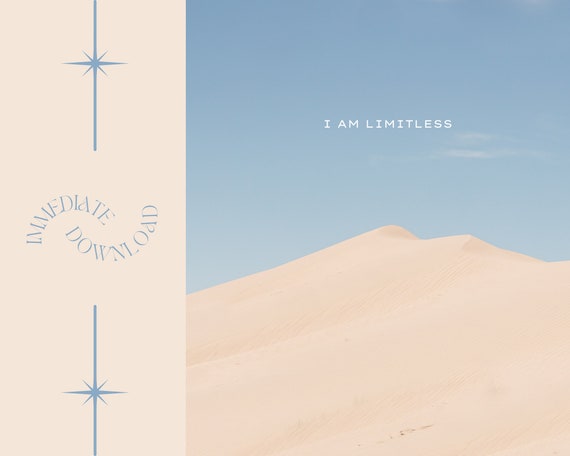 Minimal Desert Desktop Wallpaper I Am Limitless Quote 5120 X - Etsy Minimal Desert Desktop Wallpaper I Am Limitless Quote 5120 X - Etsy