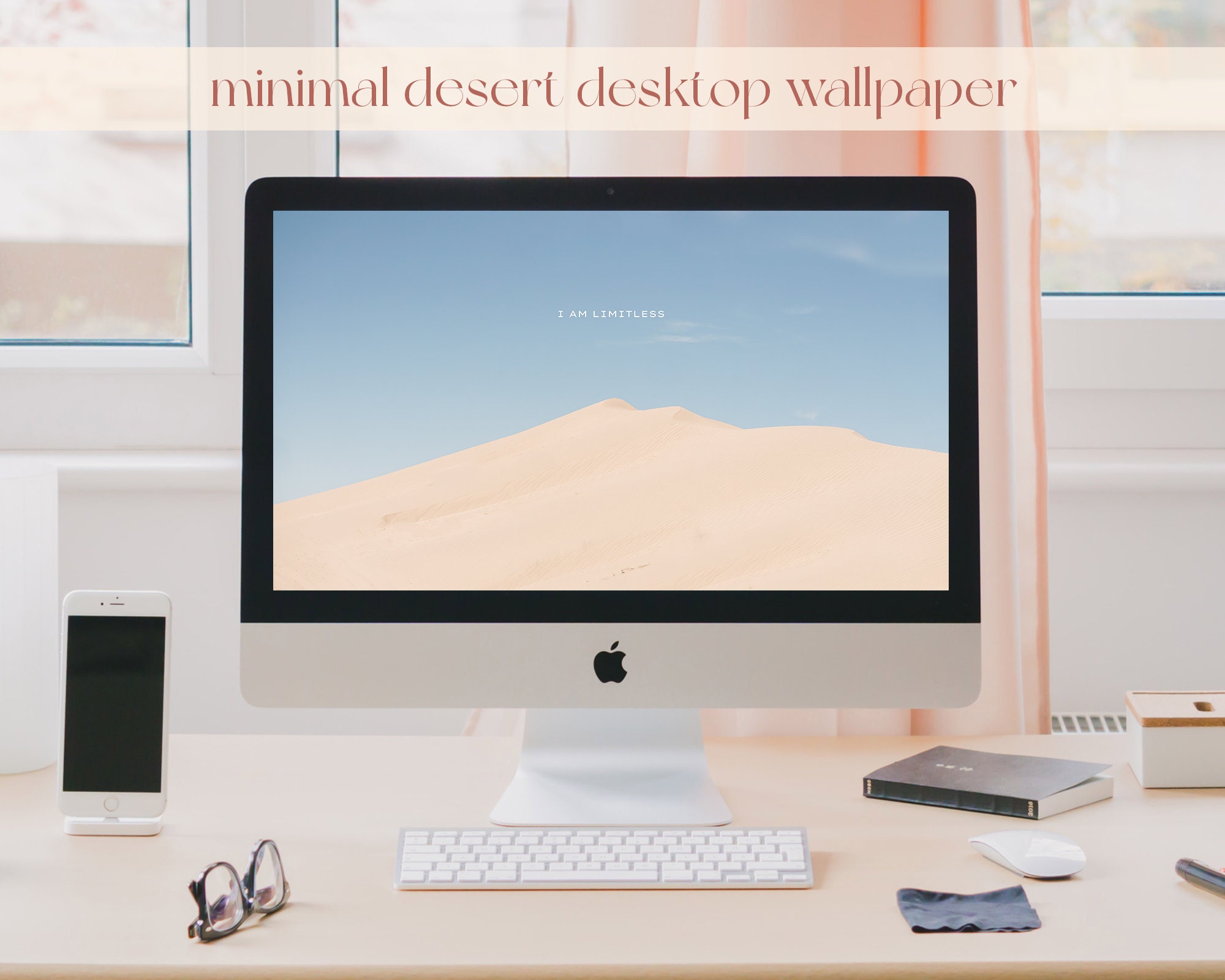 Minimal Desert Desktop Wallpaper I Am Limitless Quote 5120 X - Etsy Minimal Desert Desktop Wallpaper I Am Limitless Quote 5120 X - Etsy