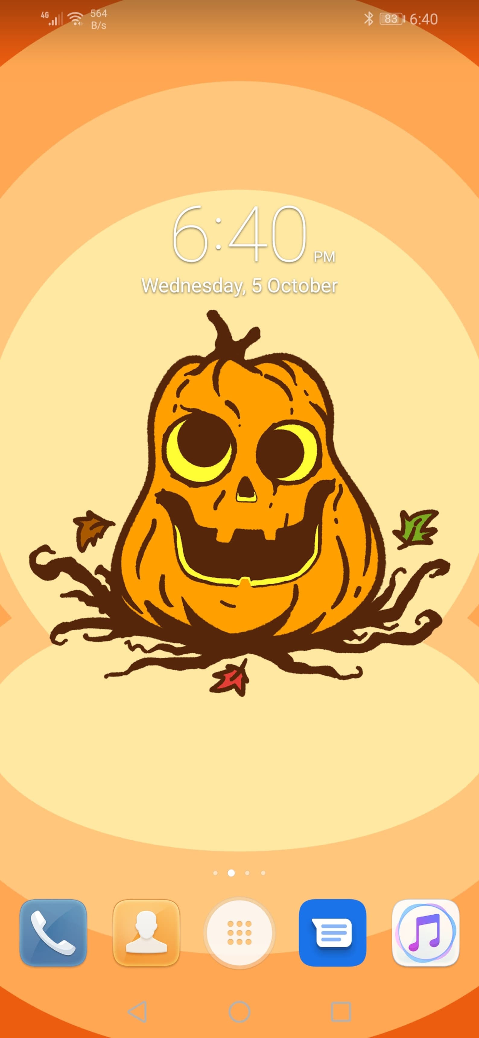 Pumpkin With Googly Eyes Phone Wallpaper Fall Autumn - Etsy