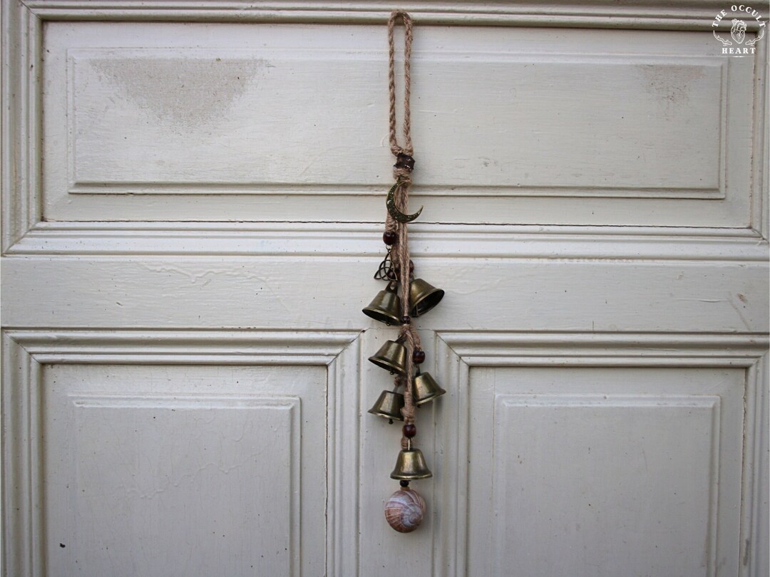 Bell Made From Shell Witch Bells for Protection With Six Bells and Snail Shell - the Perfect ...
