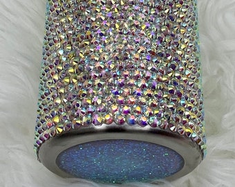 Hermoso vaso de diamantes de imitación!!!