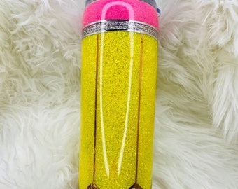 Taza de lápiz Glitter de 20 onzas