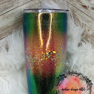 Colorshifting unircorn burst tumbler