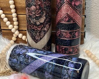 Vaso con purpurina Vsplit de 20 onzas