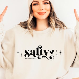 Salty SVG, Escritura Svg, Mateo 5:13, Jesus Love SVG, Bible Verse Svg, Religious SVG, Jesus, God, Faith Svg Png, Cut Files for Cricut,