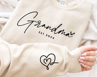 Grandma Est 2024 SVG: Pregnancy Announcement (Digital Download)