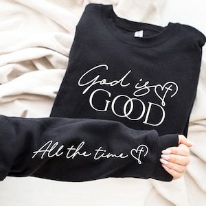 God is altijd goed Svg Png, elegante Boho Christian Bible Verse Quote SVG, Sleeve Shirt Design Svg, Faith PNG inspirerende citaten Svg