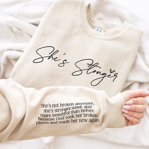 She&#39;s Stronger SVG PNG PDF, Christian Svg, Religious Svg, Bible Svg, Jesus Svg, Strong Women Svg, Blessed Svg, Cut Files, Cricut, Png, Svg