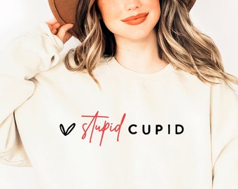 Stupid Cupid SVG: Funny Valentine's Day Design (Digital Download)