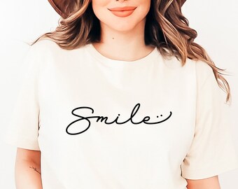 Smile SVG: Funny, Happy, Positive T-Shirt Design (Digital Download)