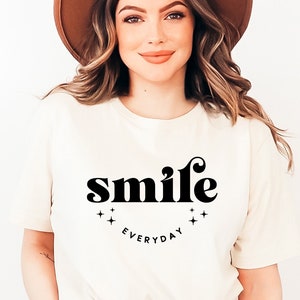 Smile Every Day SVG: Teacher Shirt, Motivational Cut File (Digital Download)