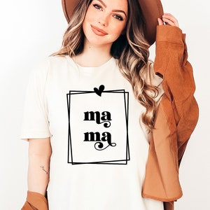 Mama SVG, Mama Square SVG, Mama Box Cut File, Retro Mother T-Shirt Svg, Mom Life Svg, Mommy Svg, Mom Svg, Mother&#39;s Day Svg