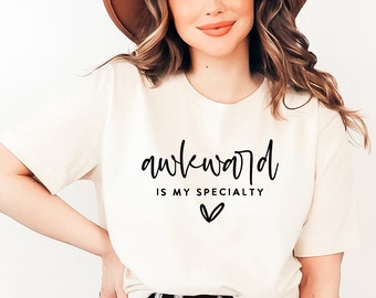 Awkward Is My Specialty SVG: Funny Sarcastic Design (Digital Download)