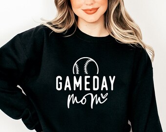 Baseball Mom SVG: Game Day Shirt Design (Digital Download)