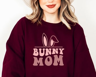 Bunny Mama SVG: Easter Shirt Design (Digital Download)